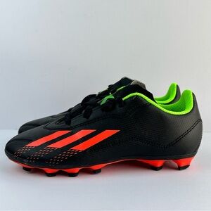 Adidas X Speedportal.4 FxG Youth Cleats GW8496 Black/Solar Red –‎ Size 1